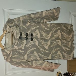 Anthropologie-sleeping on snow hummingbird sweater xsmall